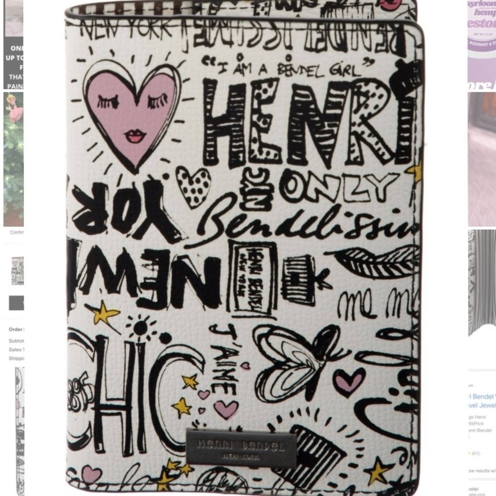 Henri Bendel 57th Street Graffiti Passport Case